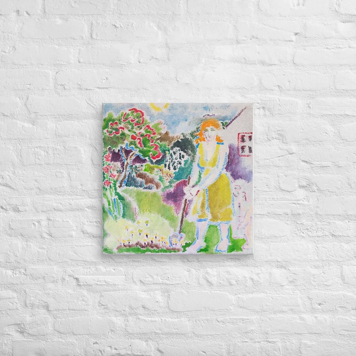 Eve of the Northwest Gardening (1987) on canvas (24" x 24") product image (2)