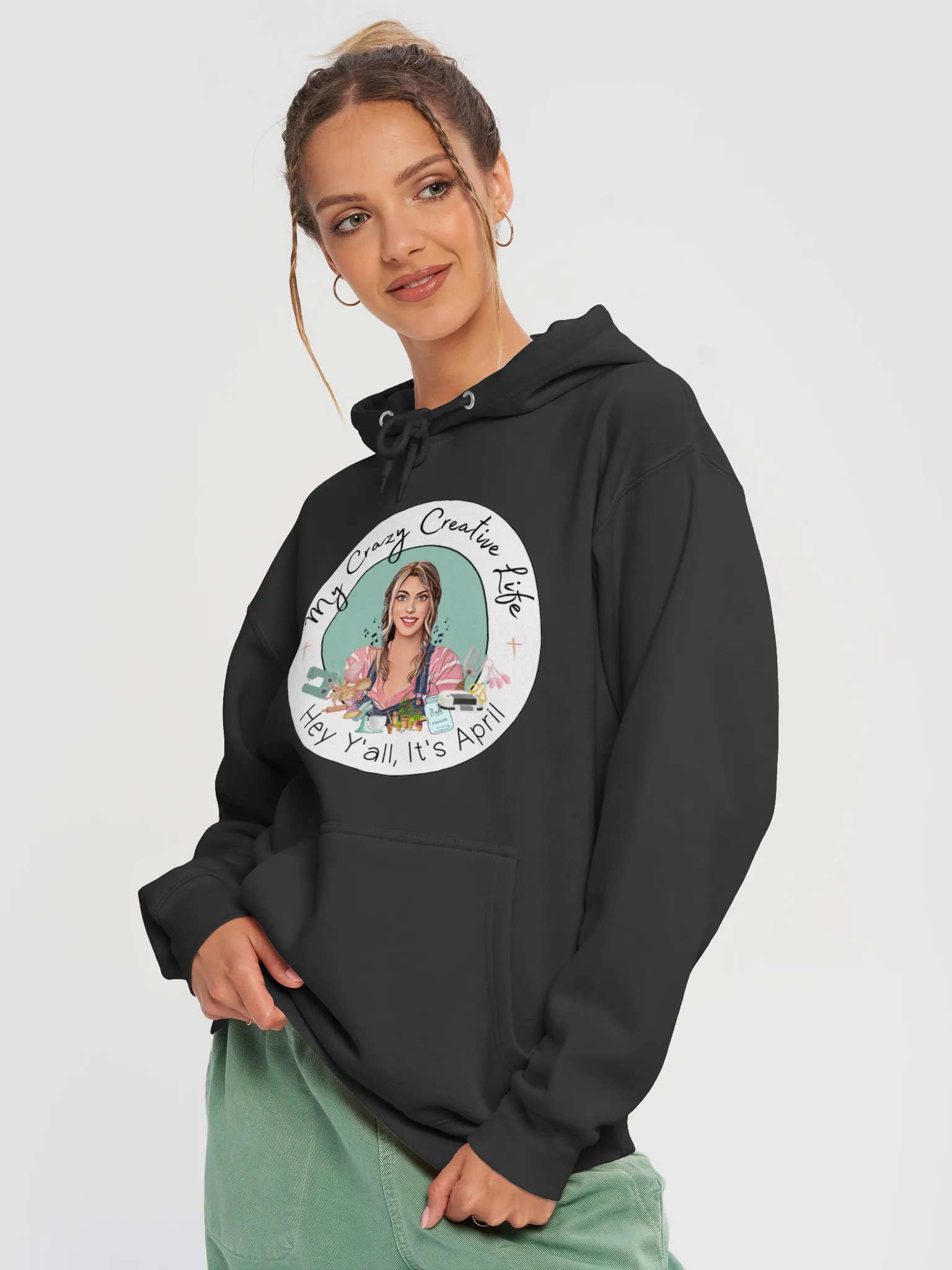 Logo Hoodie - Black product image (3)
