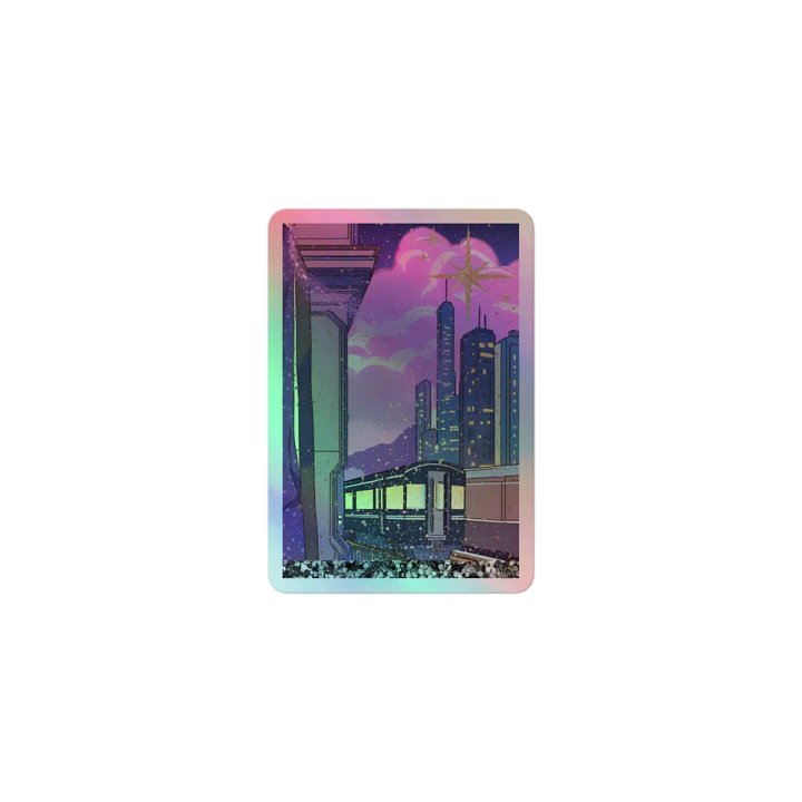 Stars Over Stress | Good Days & Sunsets Holographic Sticker Collection product image (1)
