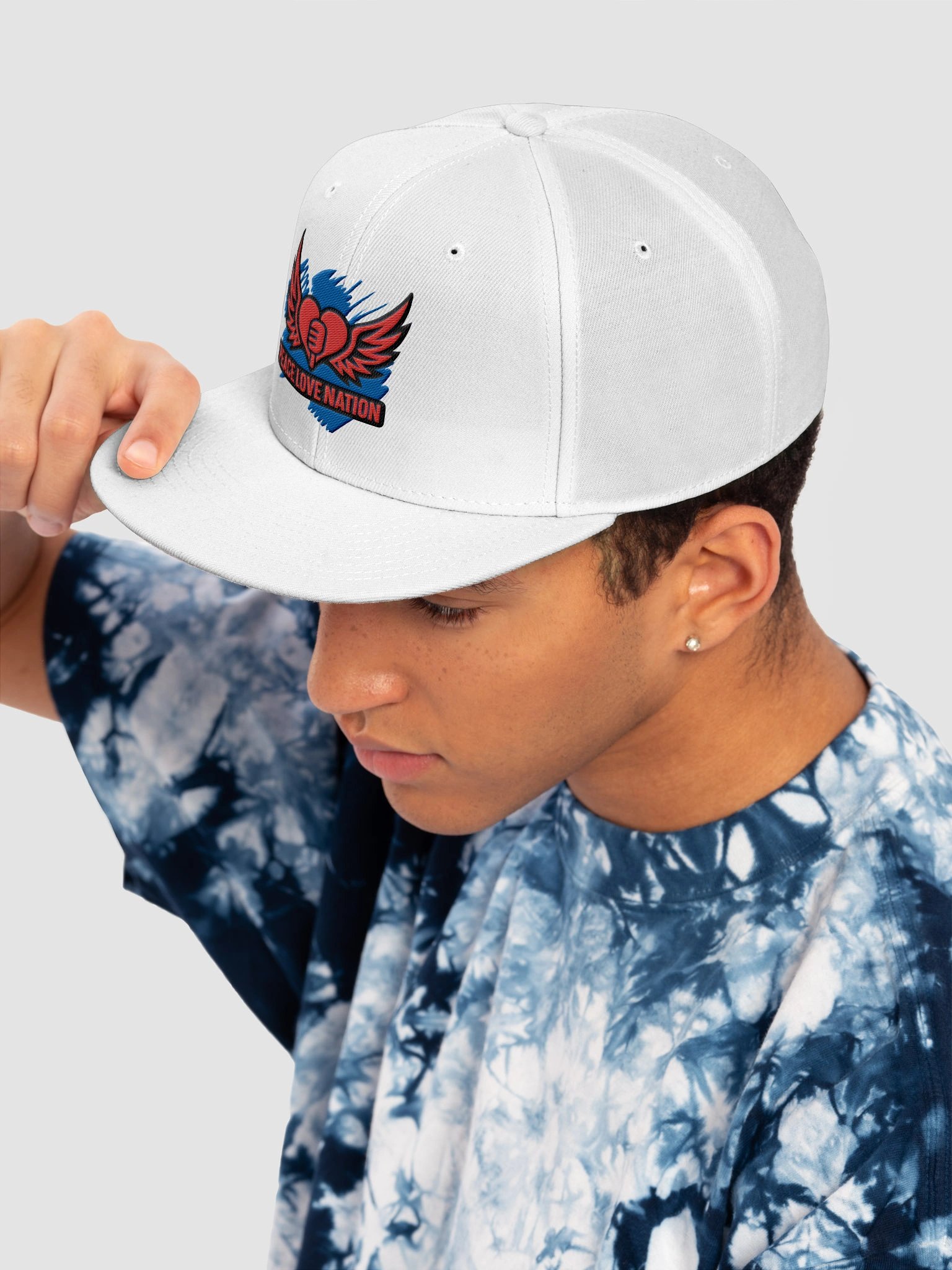 PLN Embroidered Otto Wool Blend Snapback Cap product image (20)