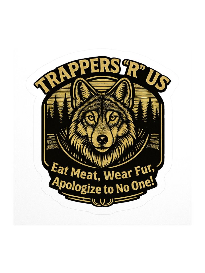 TRUS Eat Meat Coyote Sticker product image (1)