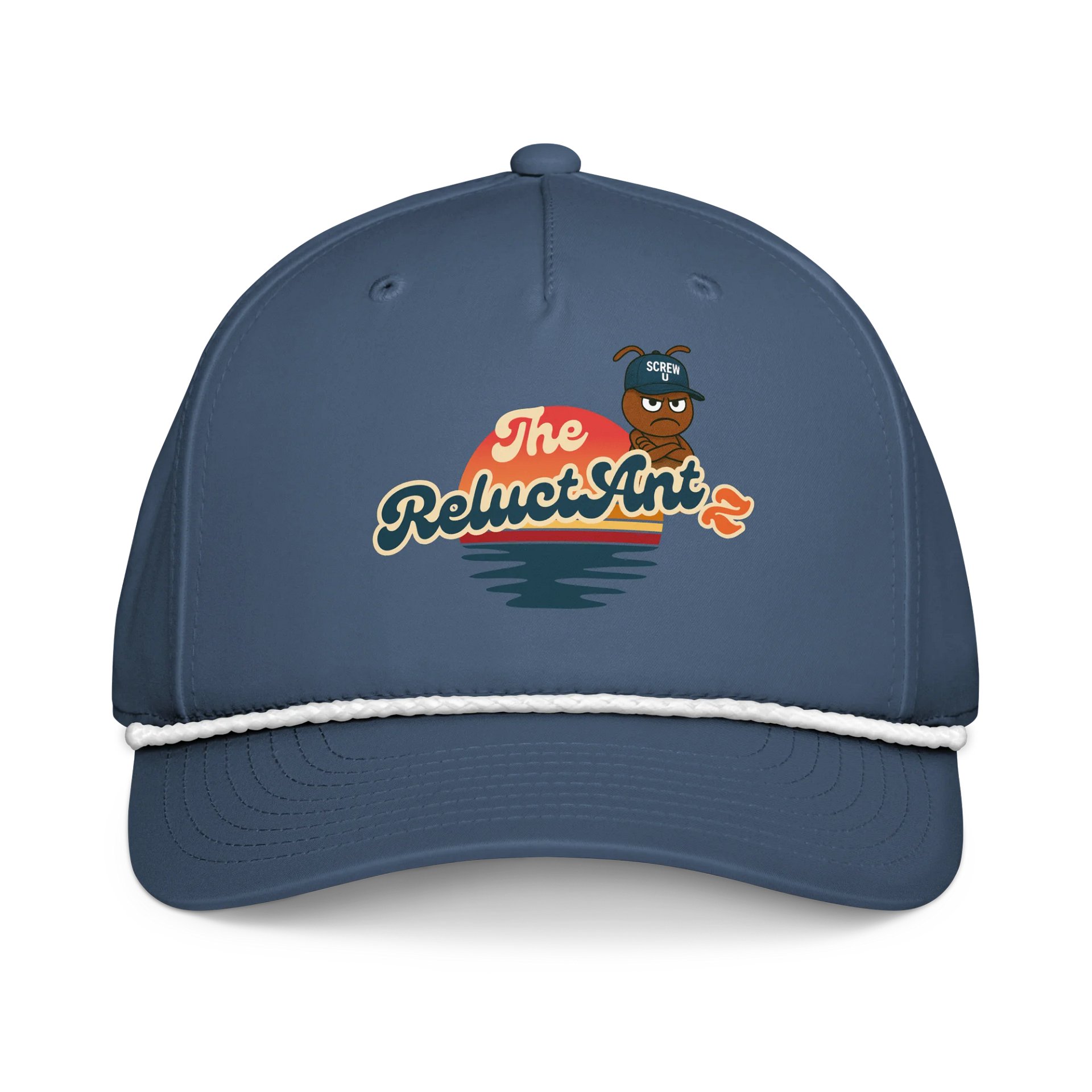 Screw U Hat by The ReluctAntz – Blue Rope Cap product image (1)