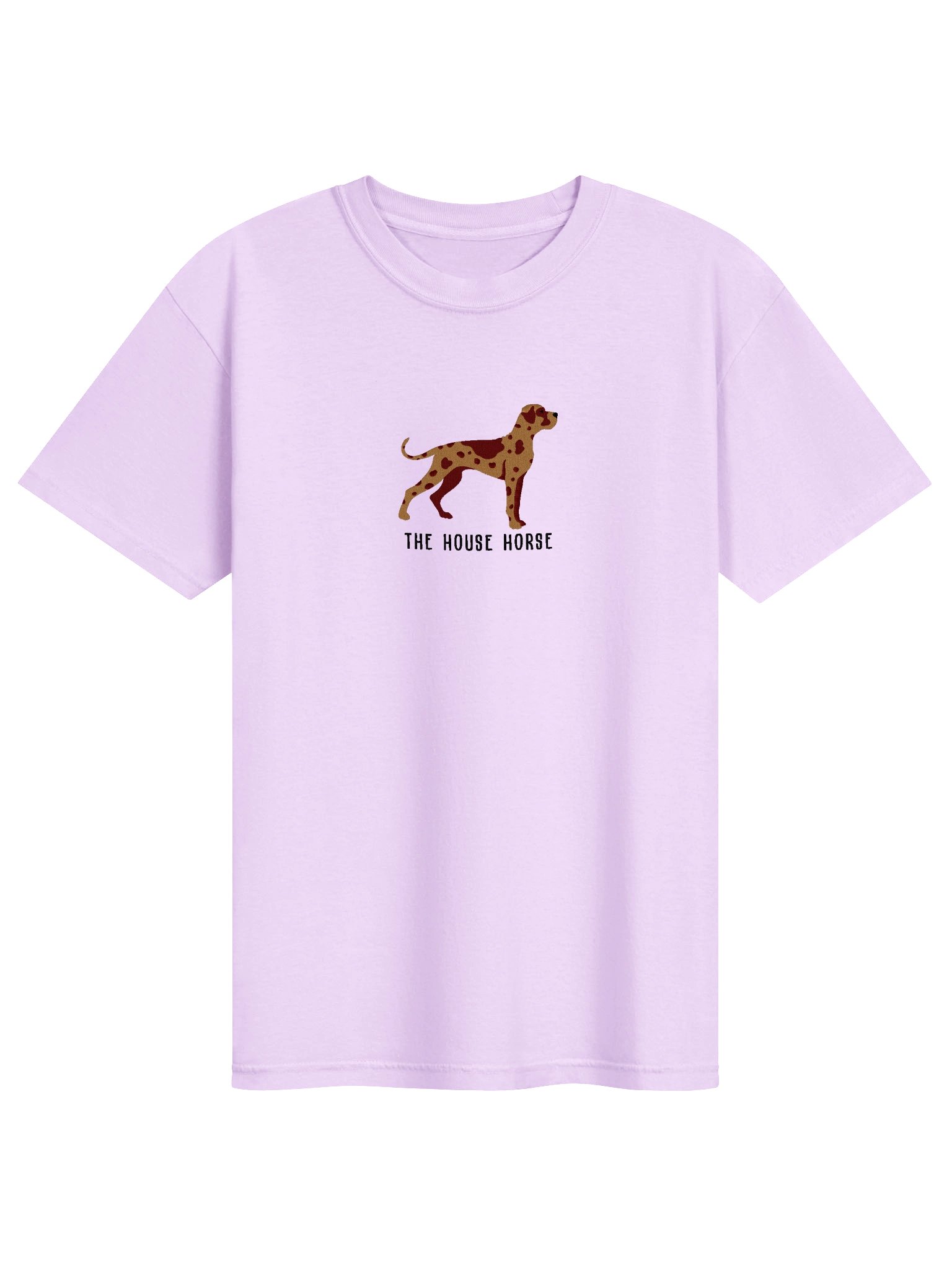 The House Horse T-Shirt(Embroidered) of a Great Dane(Chocolate Merle) product image (4)