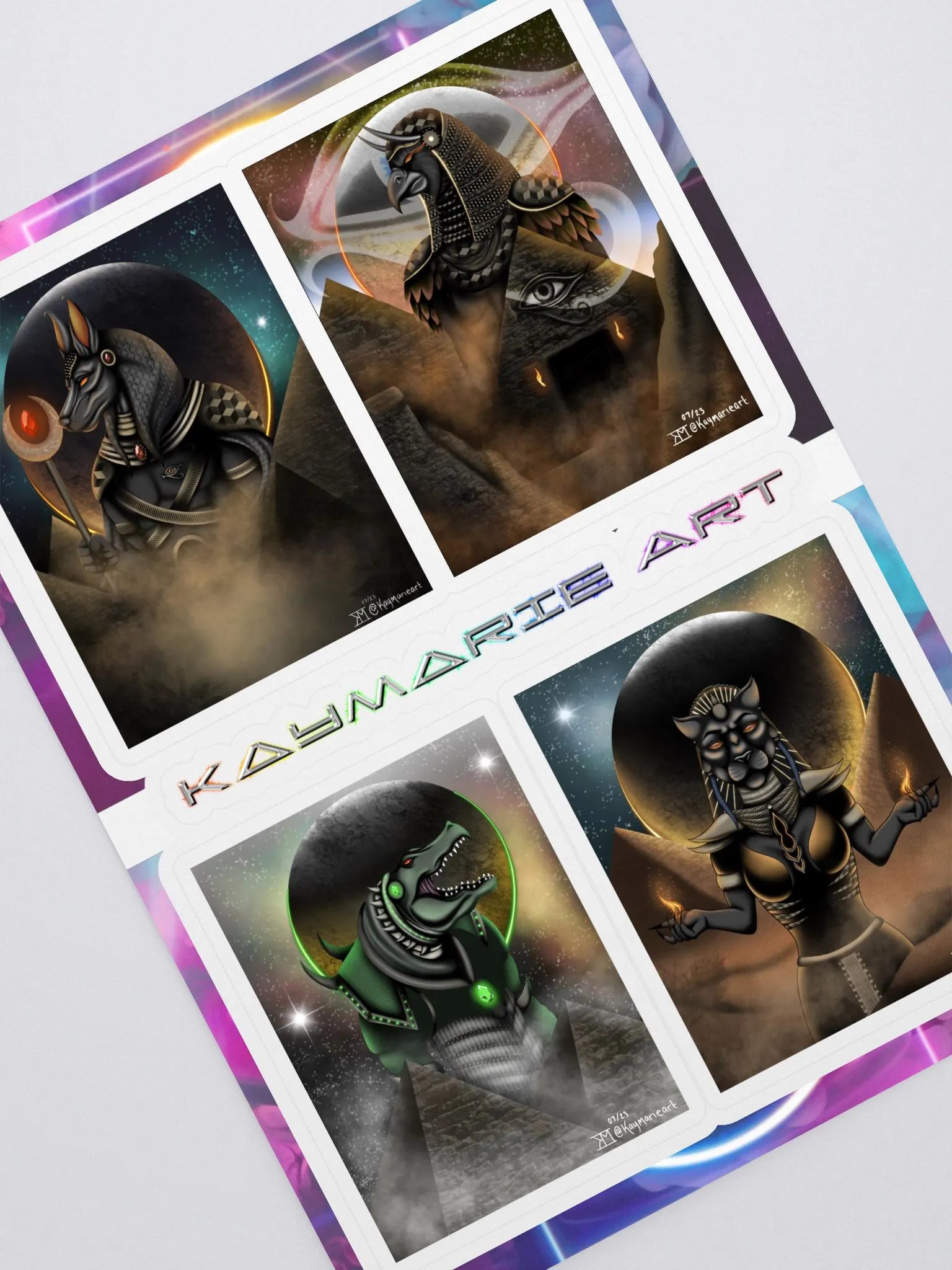 Rise of Gods Sticker Sheet | kaymarie