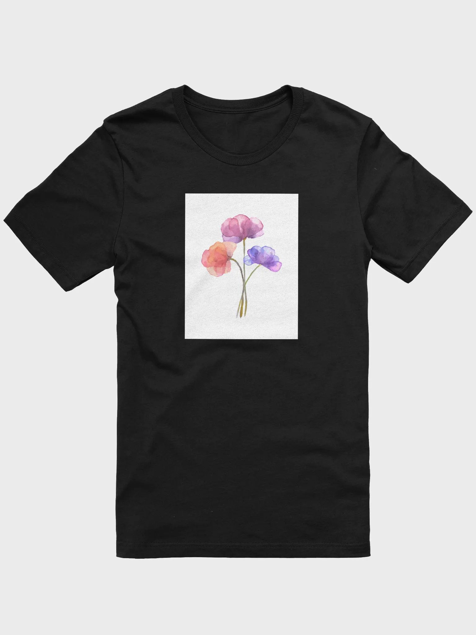 Watercolor Blooms Women's T-Shirt product image (7)
