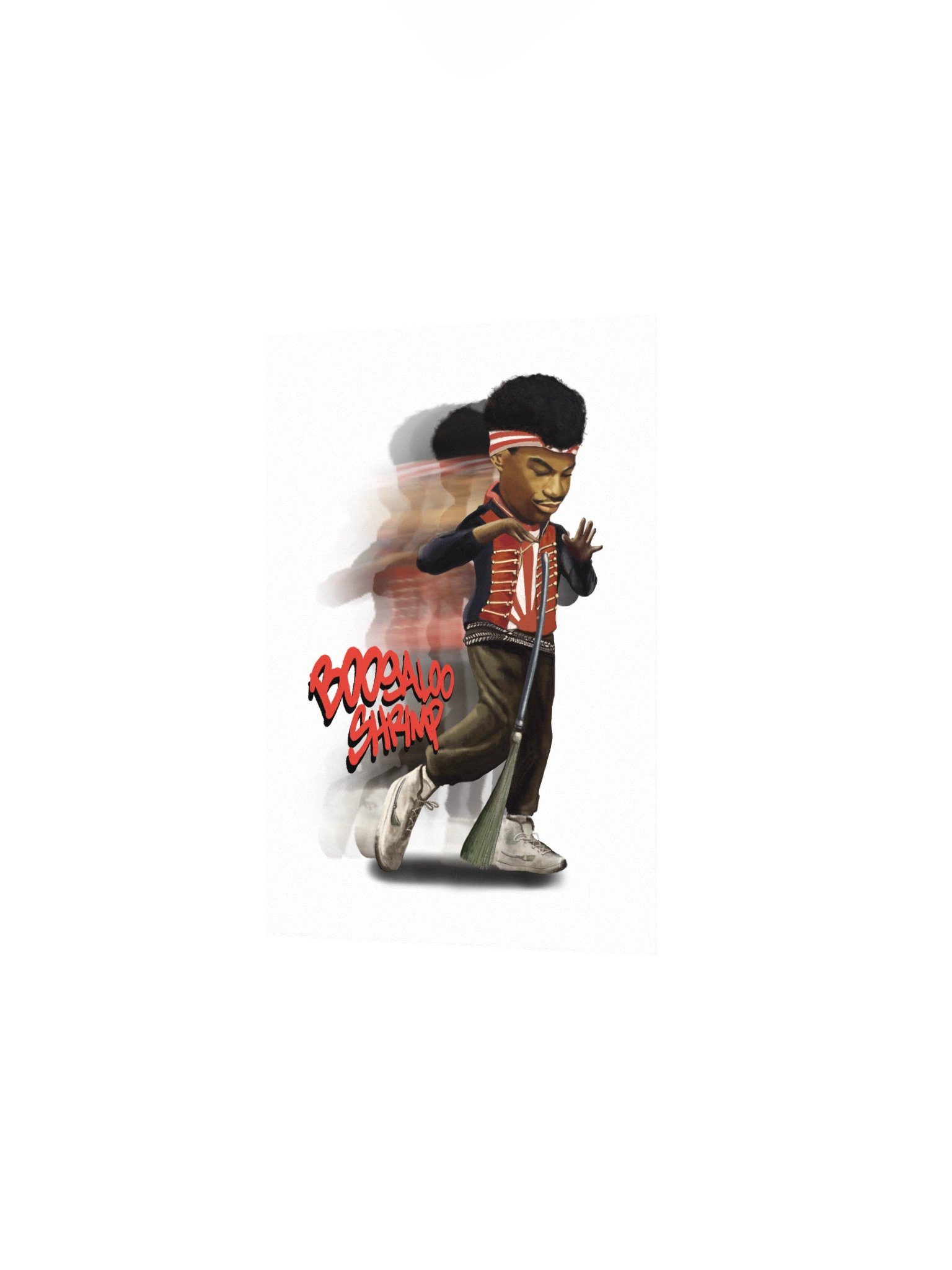 Michael "Boogaloo Shrimp" Chambers in Motion Print product image (2)