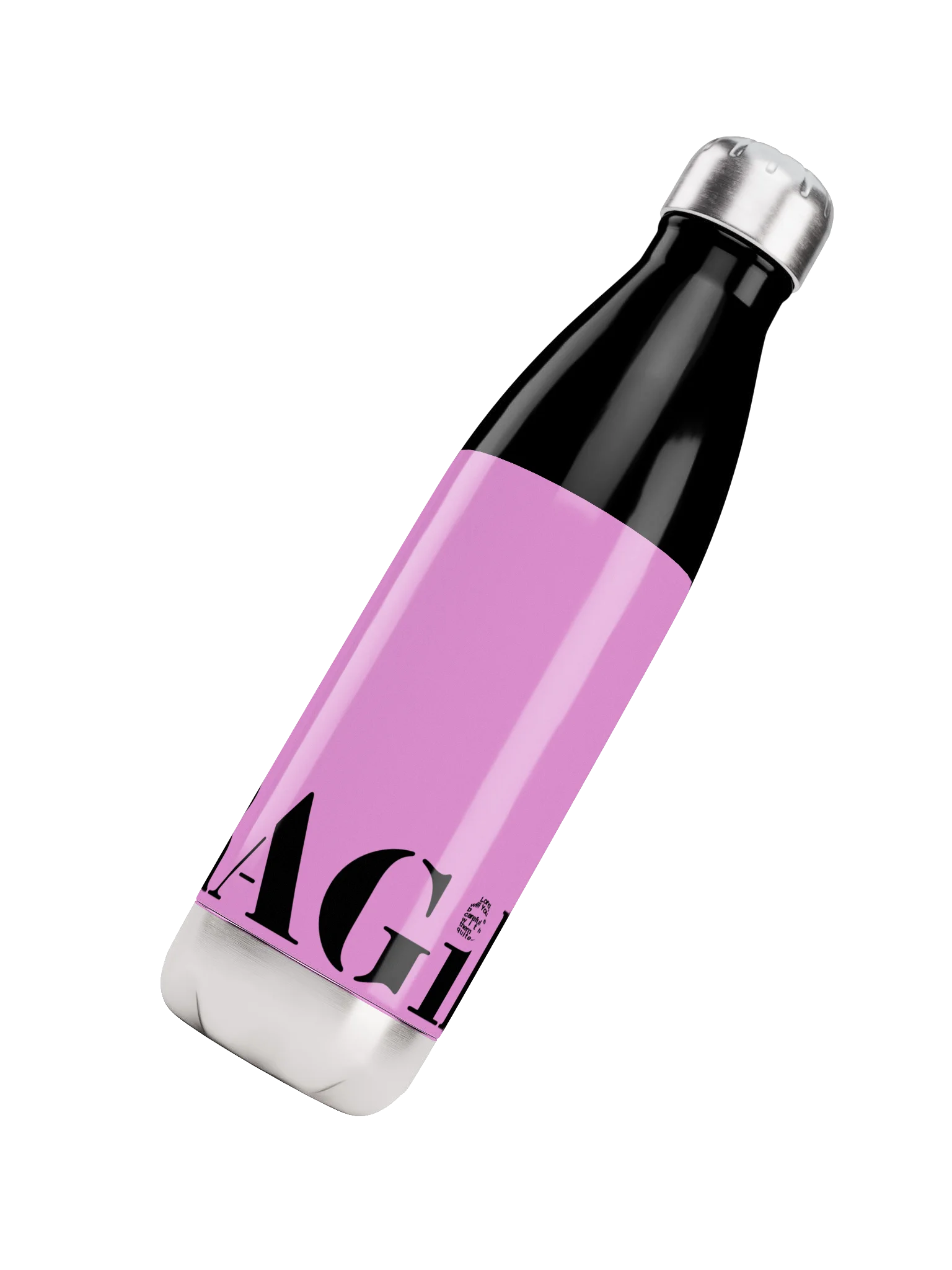 FRAGiLE Ice Pink Stainless Steel Water Bottle product image (4)