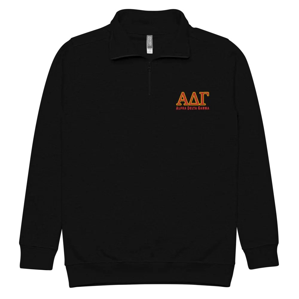 ADG Letters Zip Up Fleece - Embroidered product image (3)