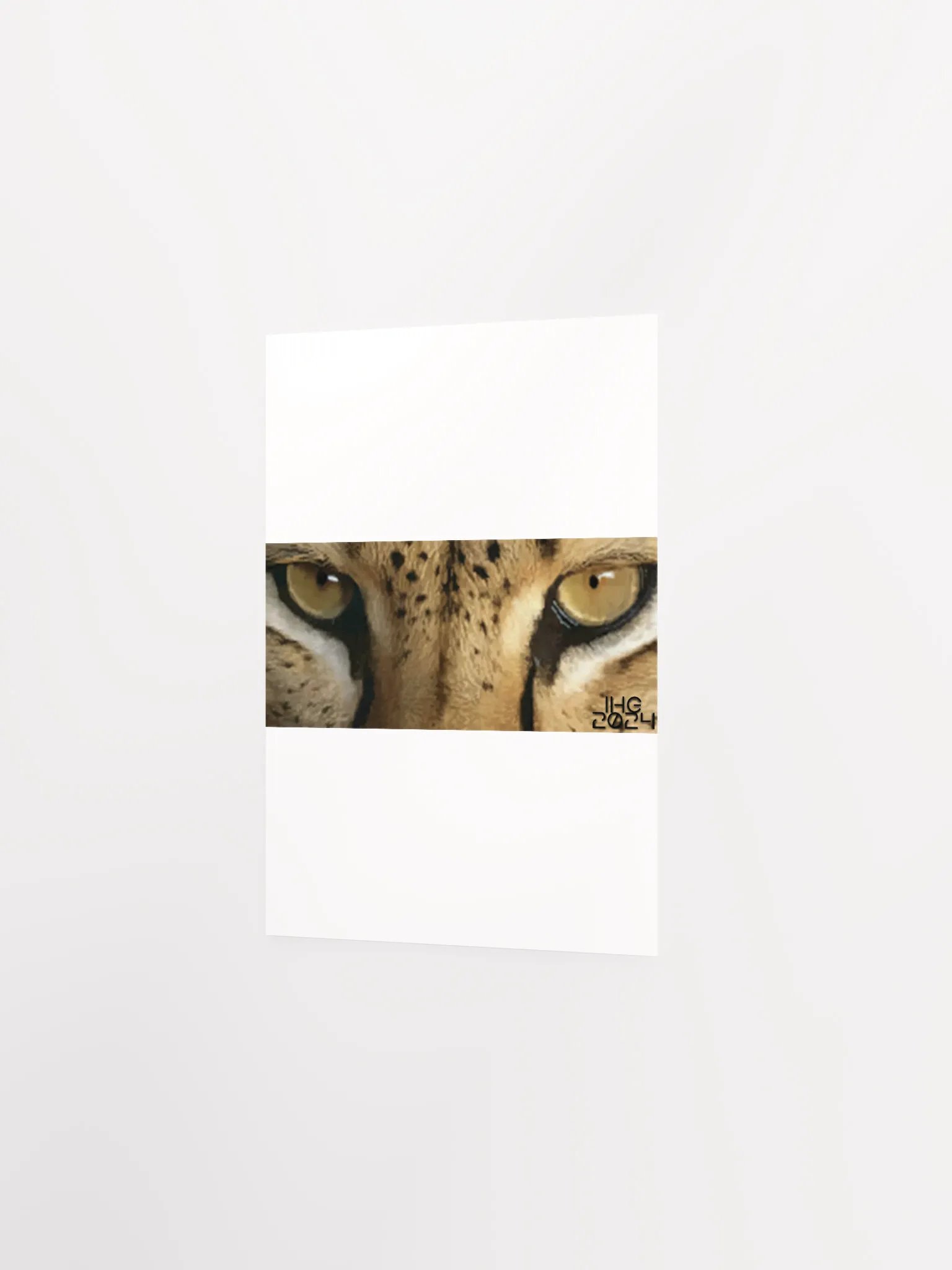 Cheetah Eyes Digital Drawing Matte Poster product image (9)