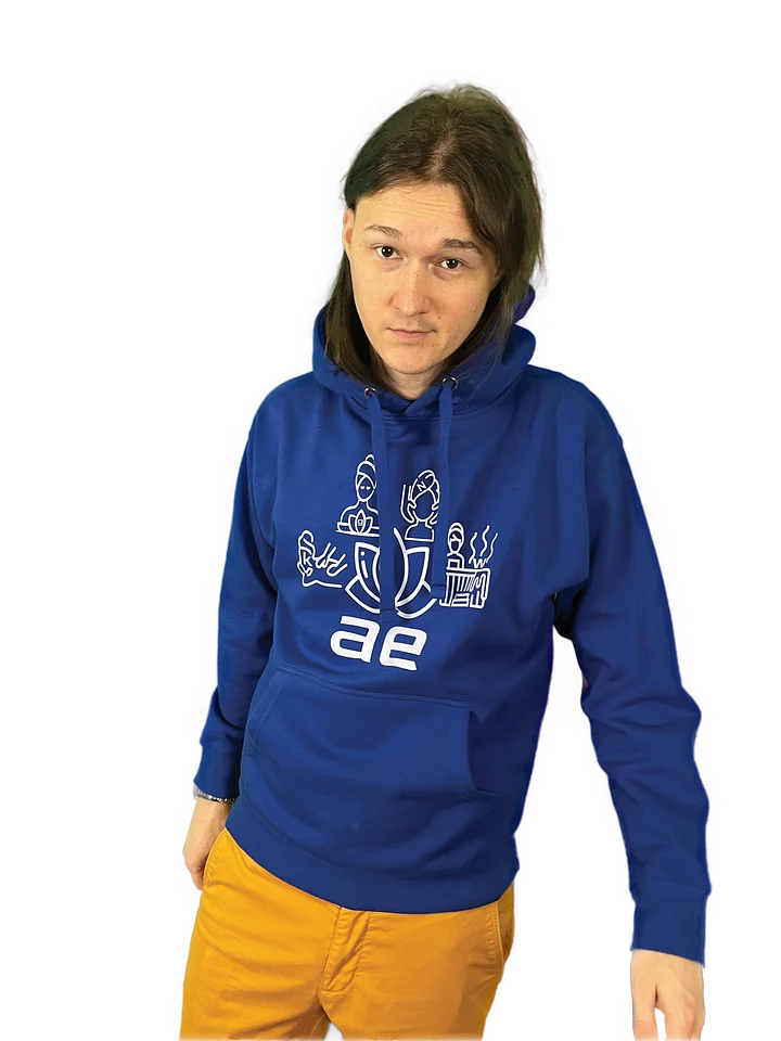The spa named AE hood hoodie //DTFx heavyweight\\ product image (1)