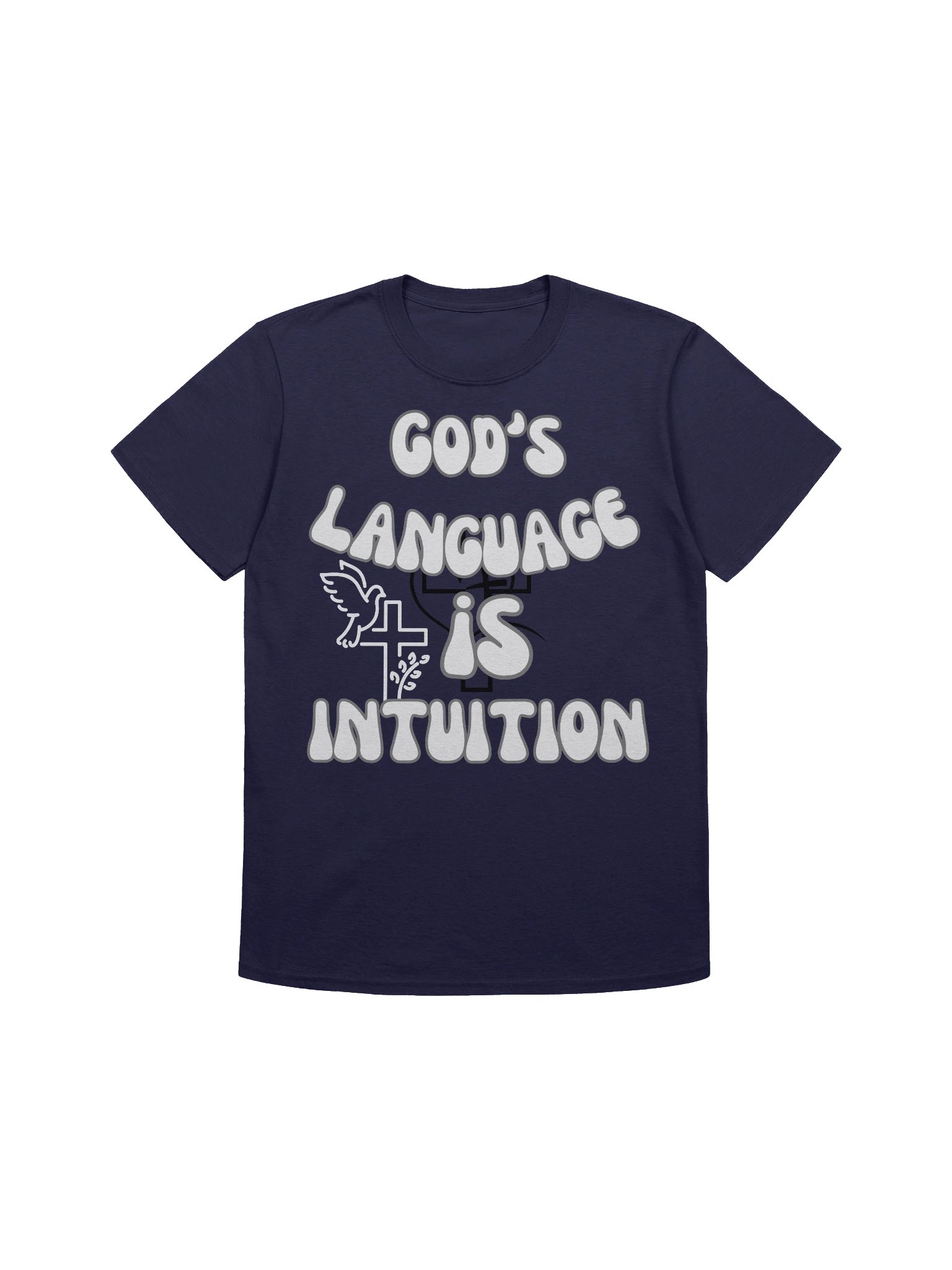 God's Language is Intuition Unisex T-Shirt product image (3)