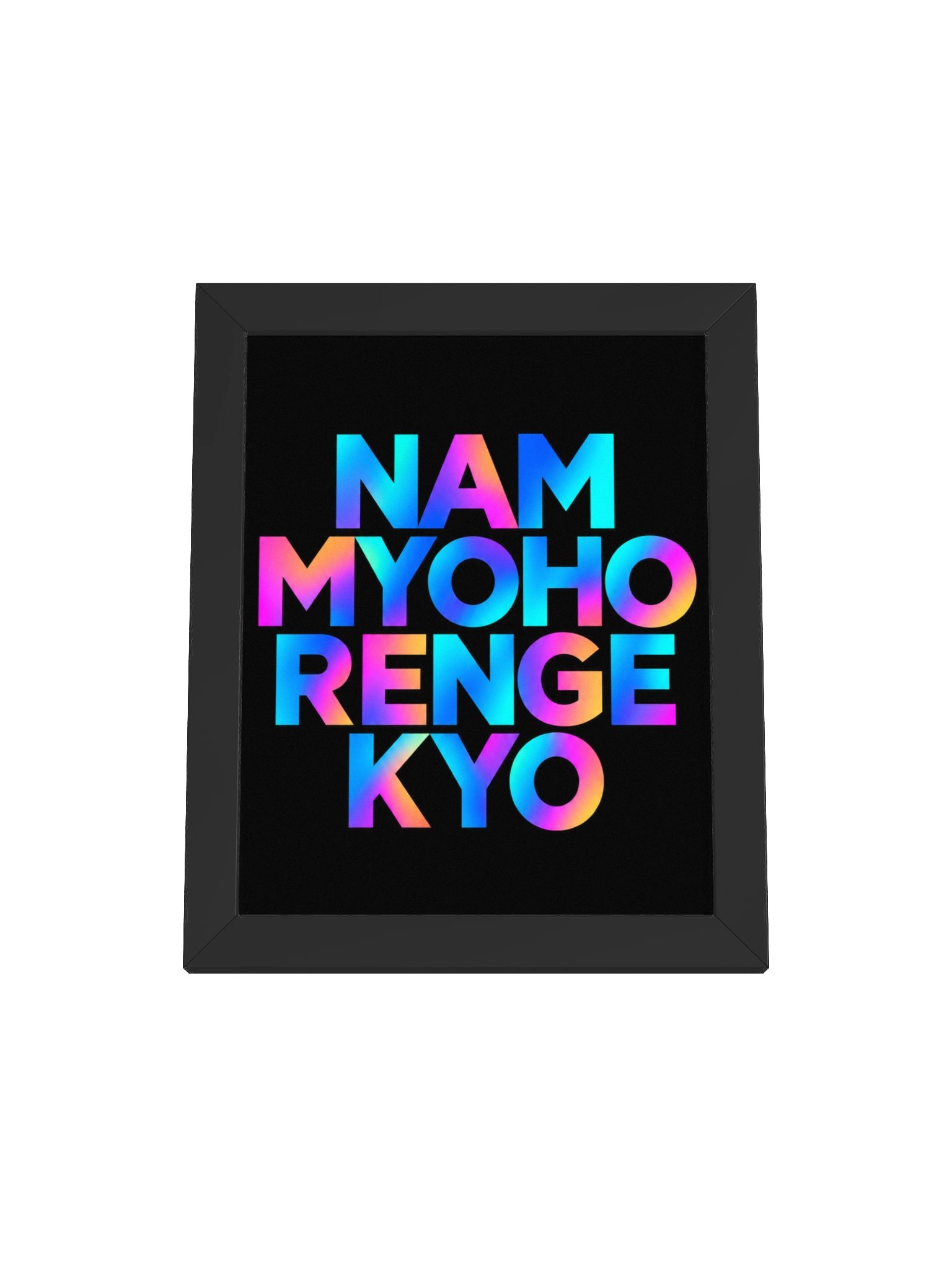 Nam Myoho Renge Kyo – Vibrant Framed Art product image (5)