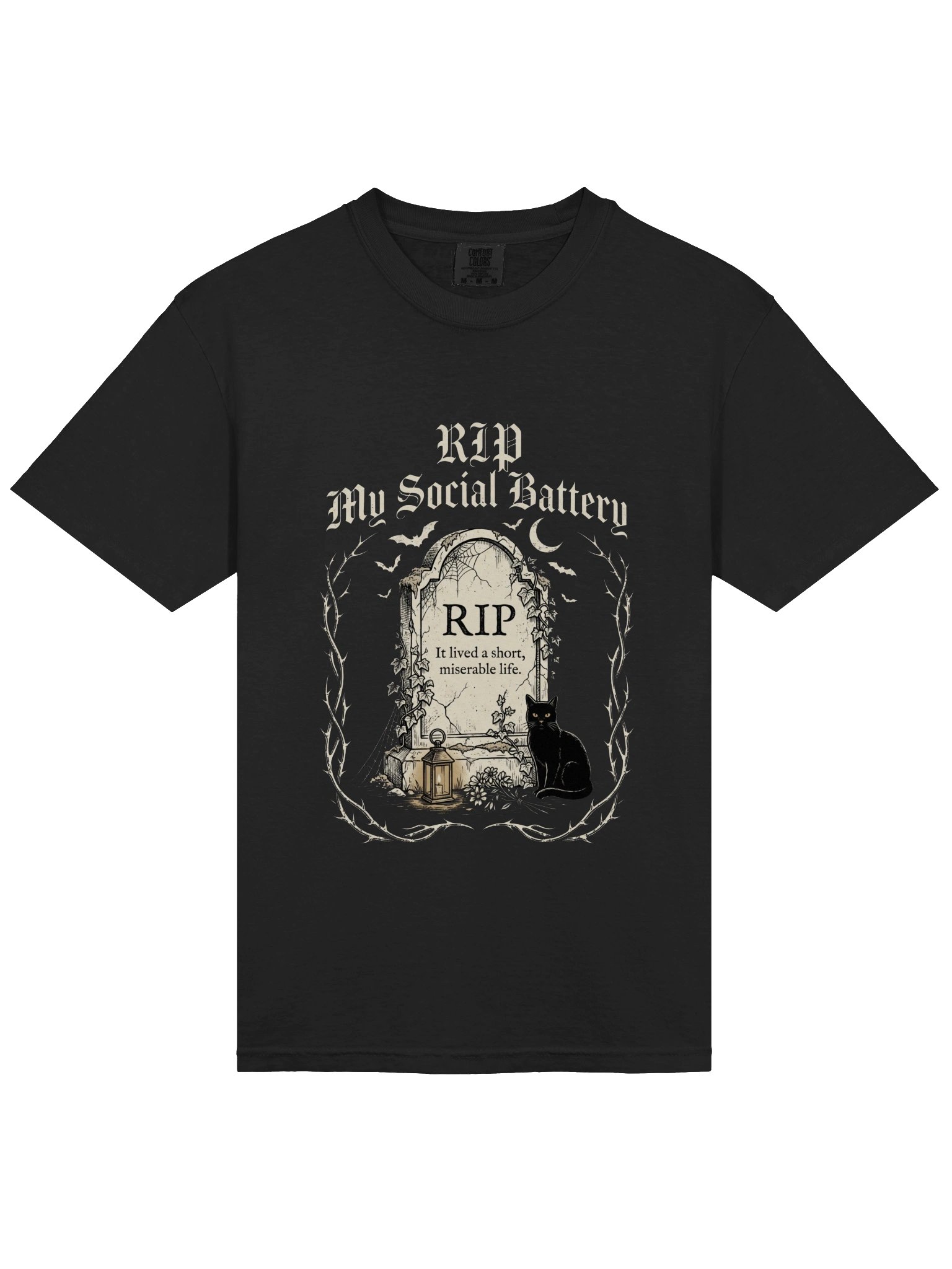 RIP My Social Battery T-Shirt product image (1)