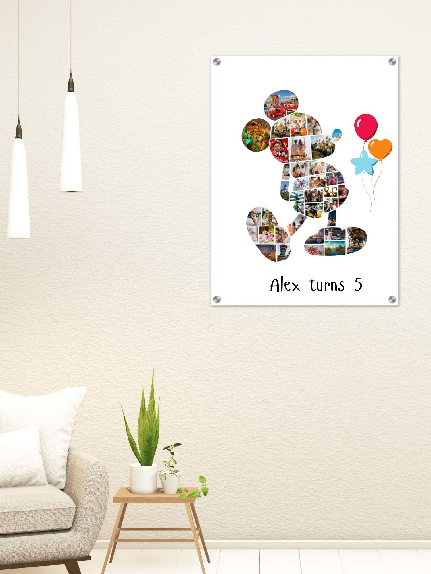 Mouse Silhouette Photo Collage Canva Template product image (7)