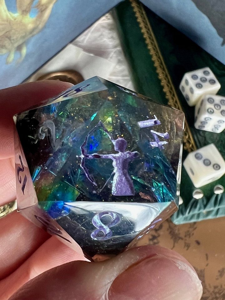 Gleaming Shadows - D20 Chonk Scales of Basgiath Collection product image (1)