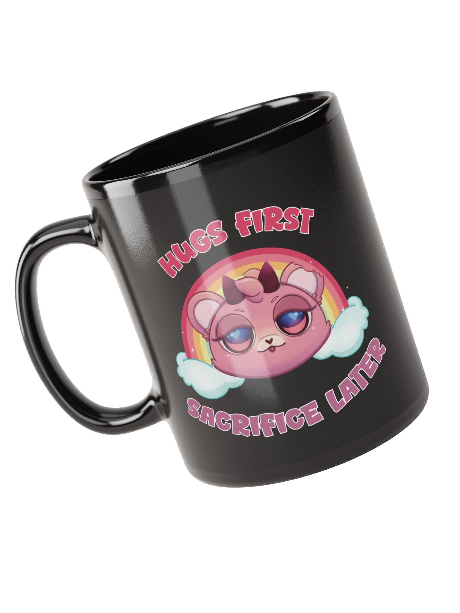 Hugs First, Sacrifice Later Glossy Mug product image (5)