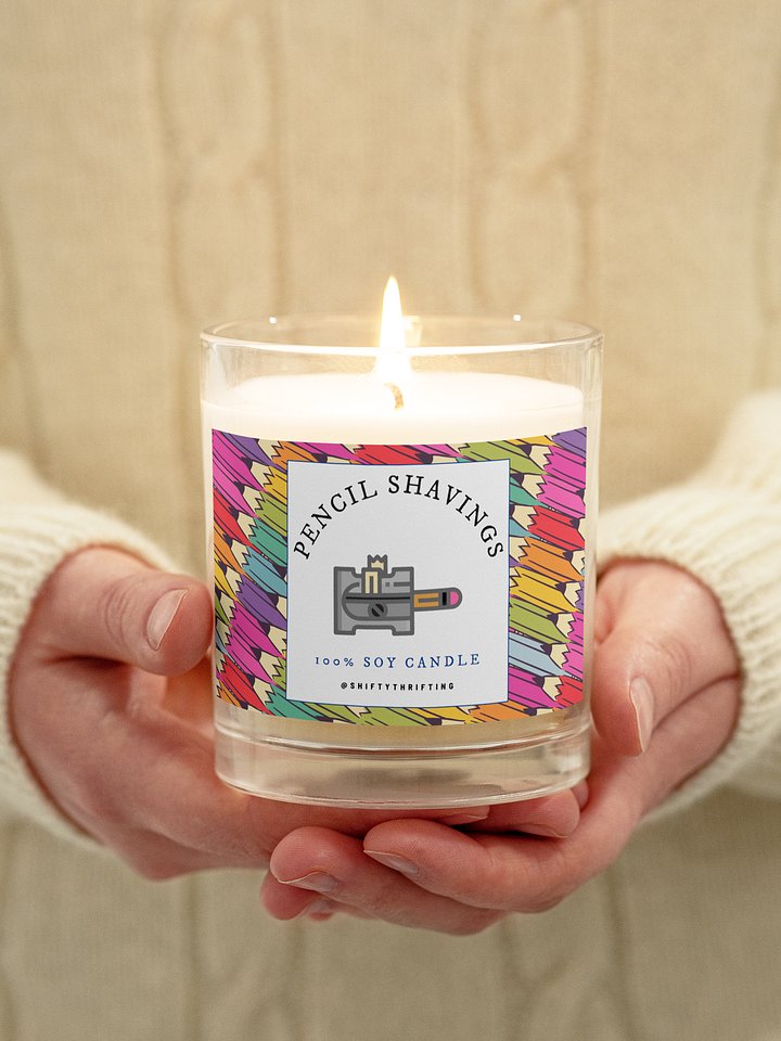 Pencil Shavings soy candle product image (1)