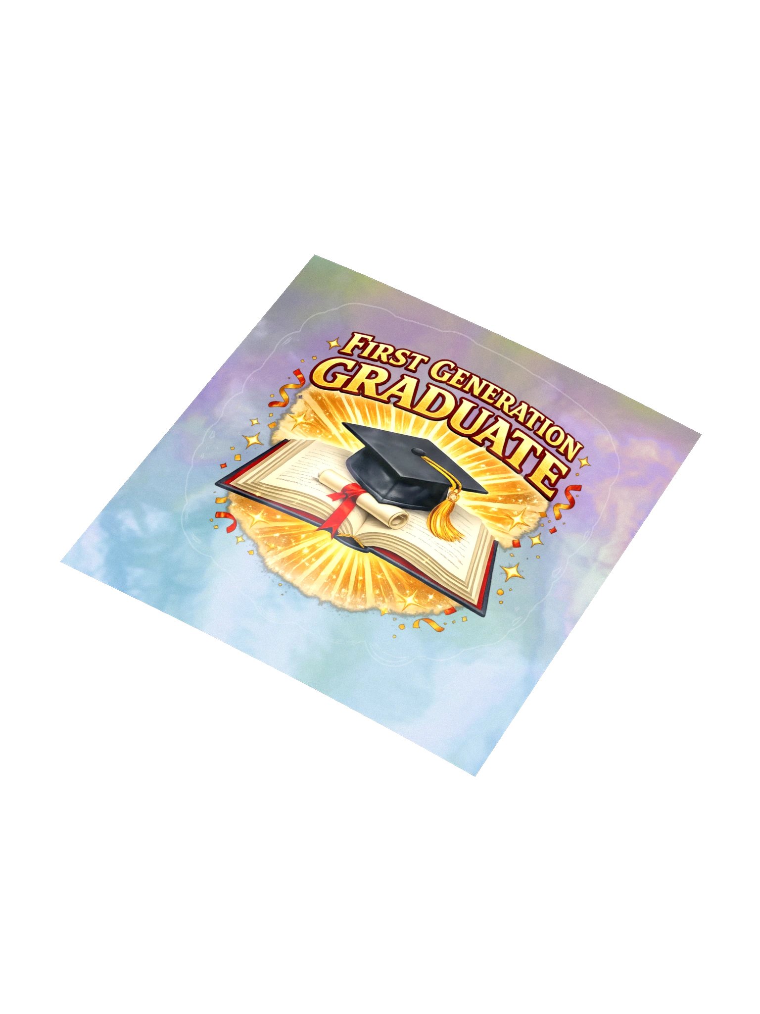 First Generation Graduate - Holographic Sticker product image (3)