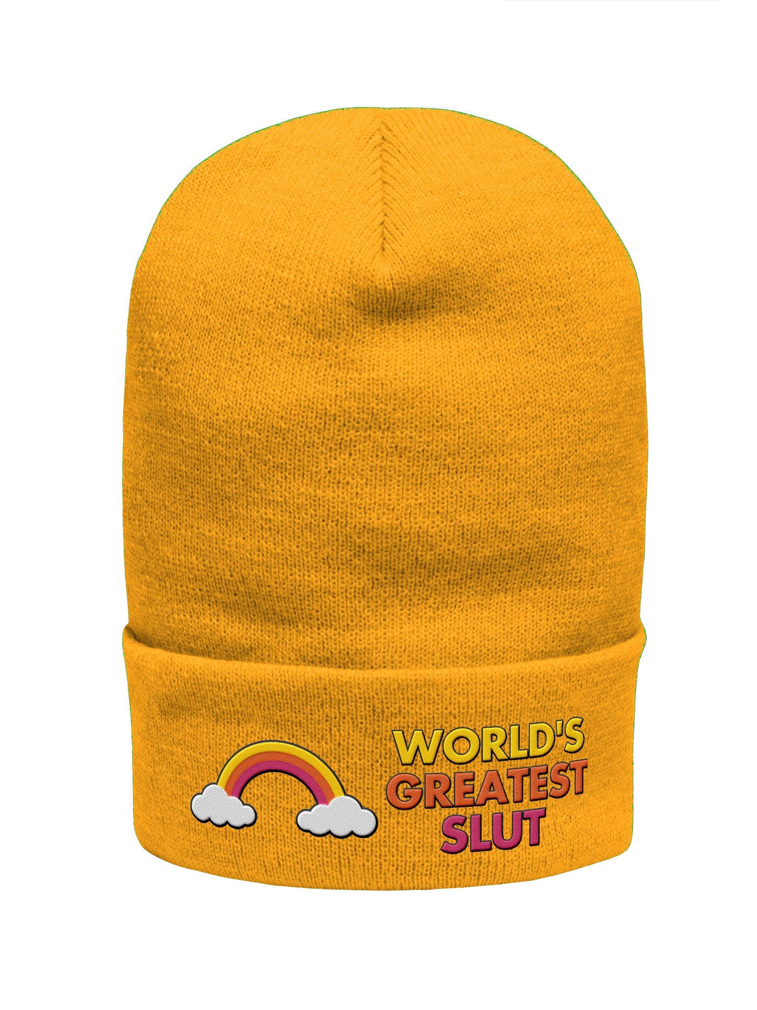 World's Greatest Slut embroidered beanie product image (5)