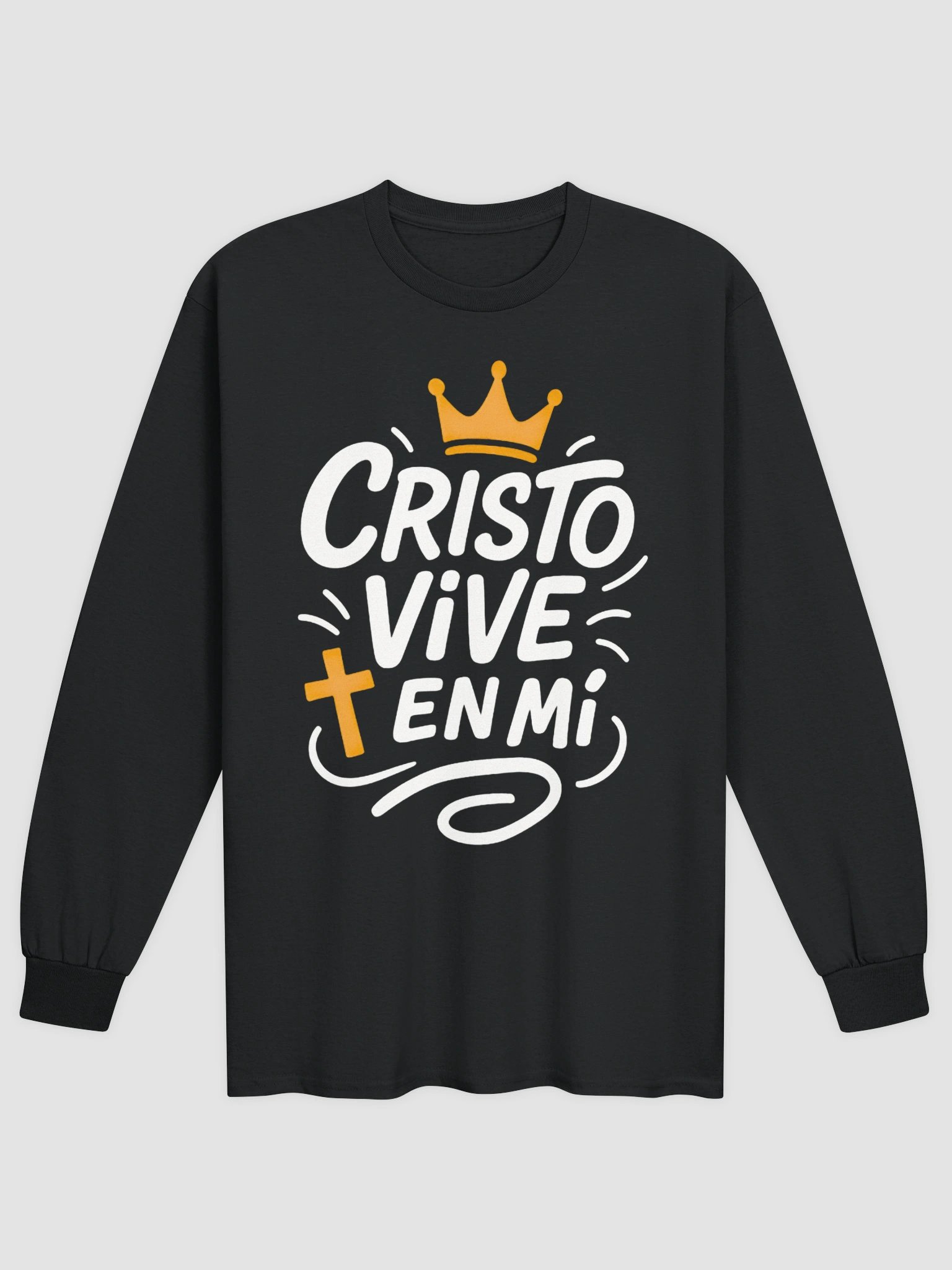 Camiseta Unisex Manga Larga | Cristo vive en mí product image (1)