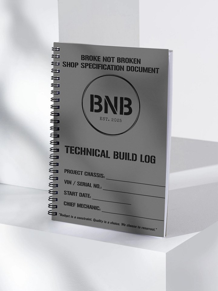 BNB Technical Build Log // Shop Spec product image (1)