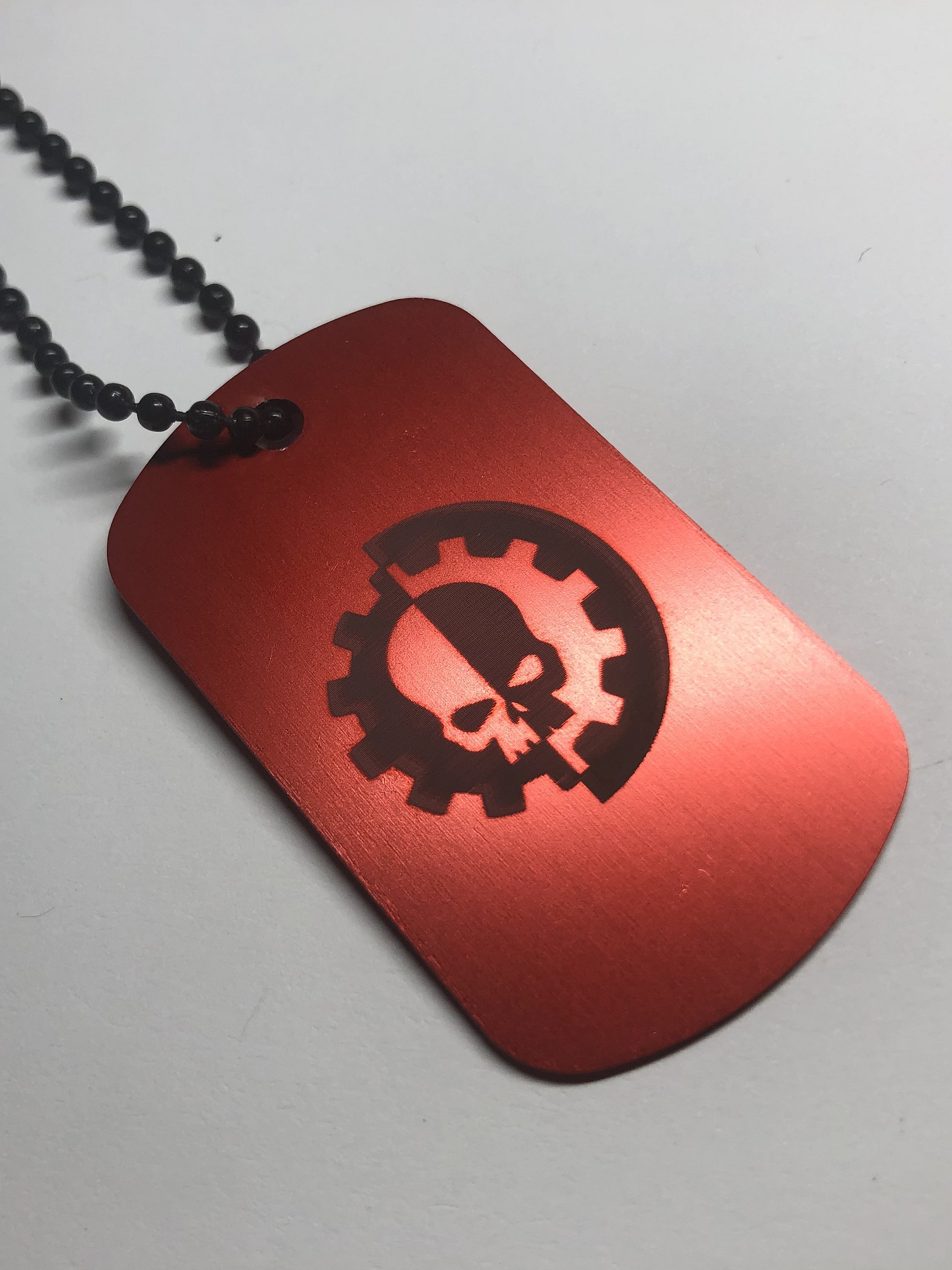MECH - Engraved Dog Tag Pendant Necklace product image (6)