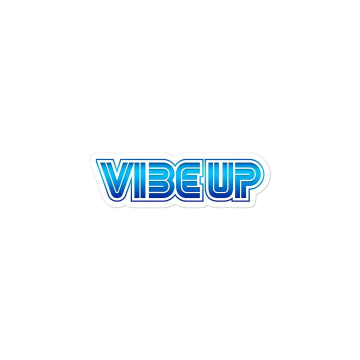 VIBE UP die-cut sticker product image (1)