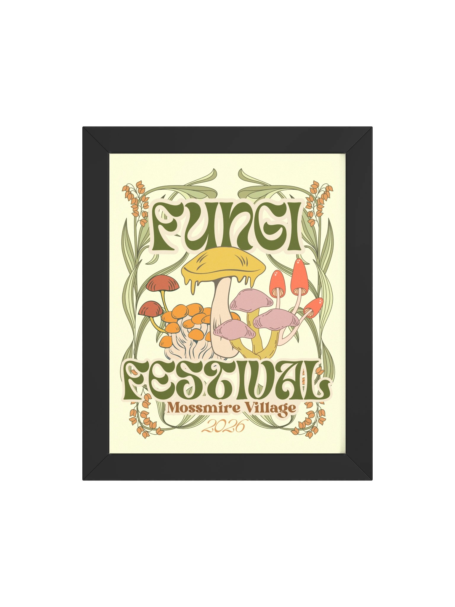 Chef's Table SMP: Mossmire Framed Fungi Festival Event Poster product image (14)
