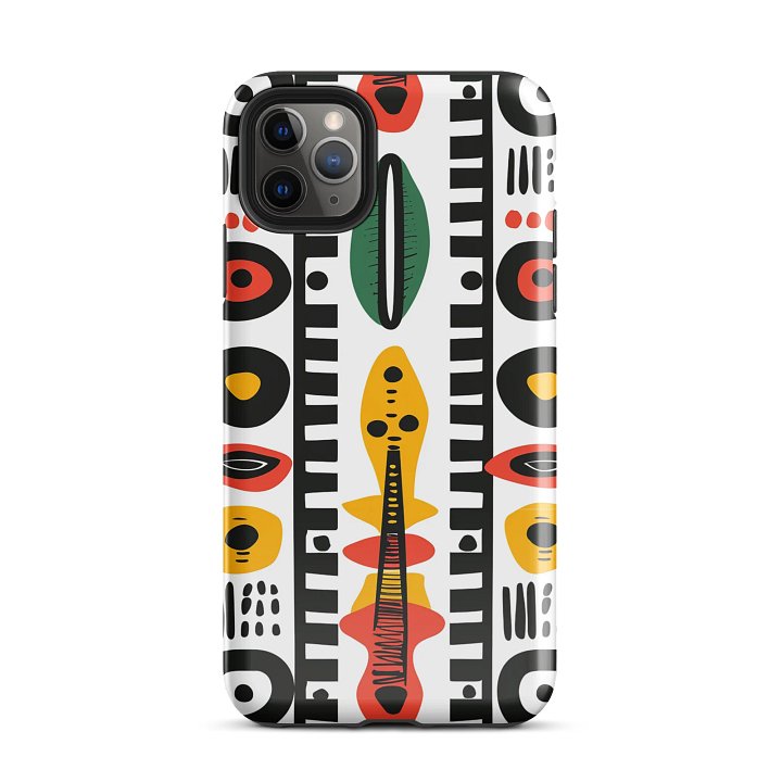 Afrobeat Harmony Tough Magnetic MagSafe® iPhone® 11, 12, 13, 14, 15, 16, 17, Pro, Pro Max, Plus Cases. product image (2)
