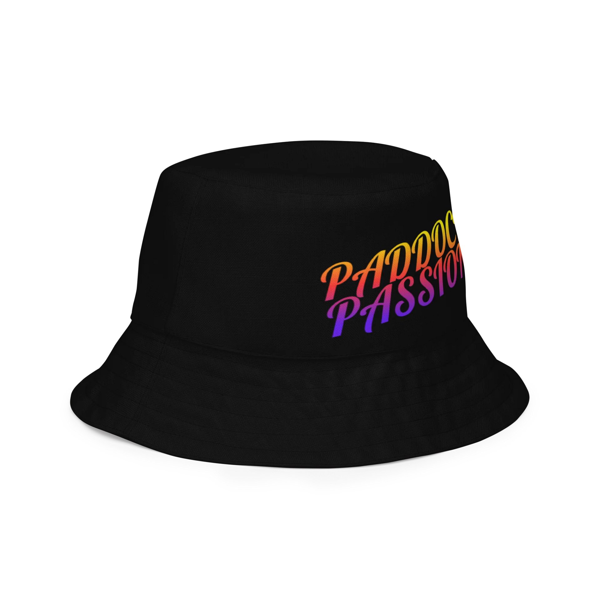 Paddock Passion Chequered Flag Bucket Hat product image (3)