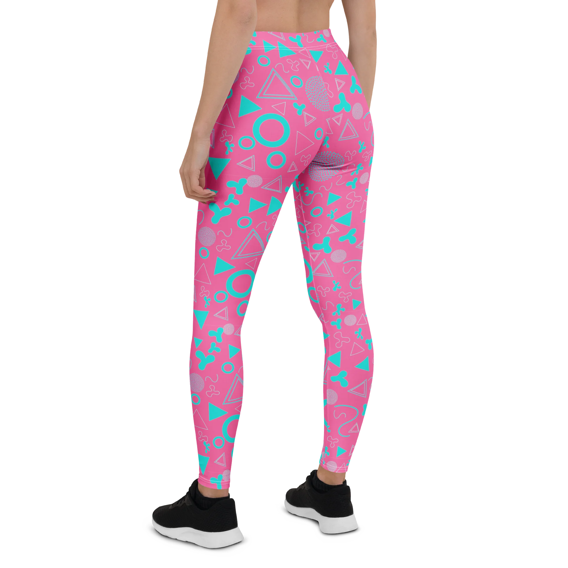 Fashion-Forward Vibrant Geometry Leggings for Daily Wear product image (2)