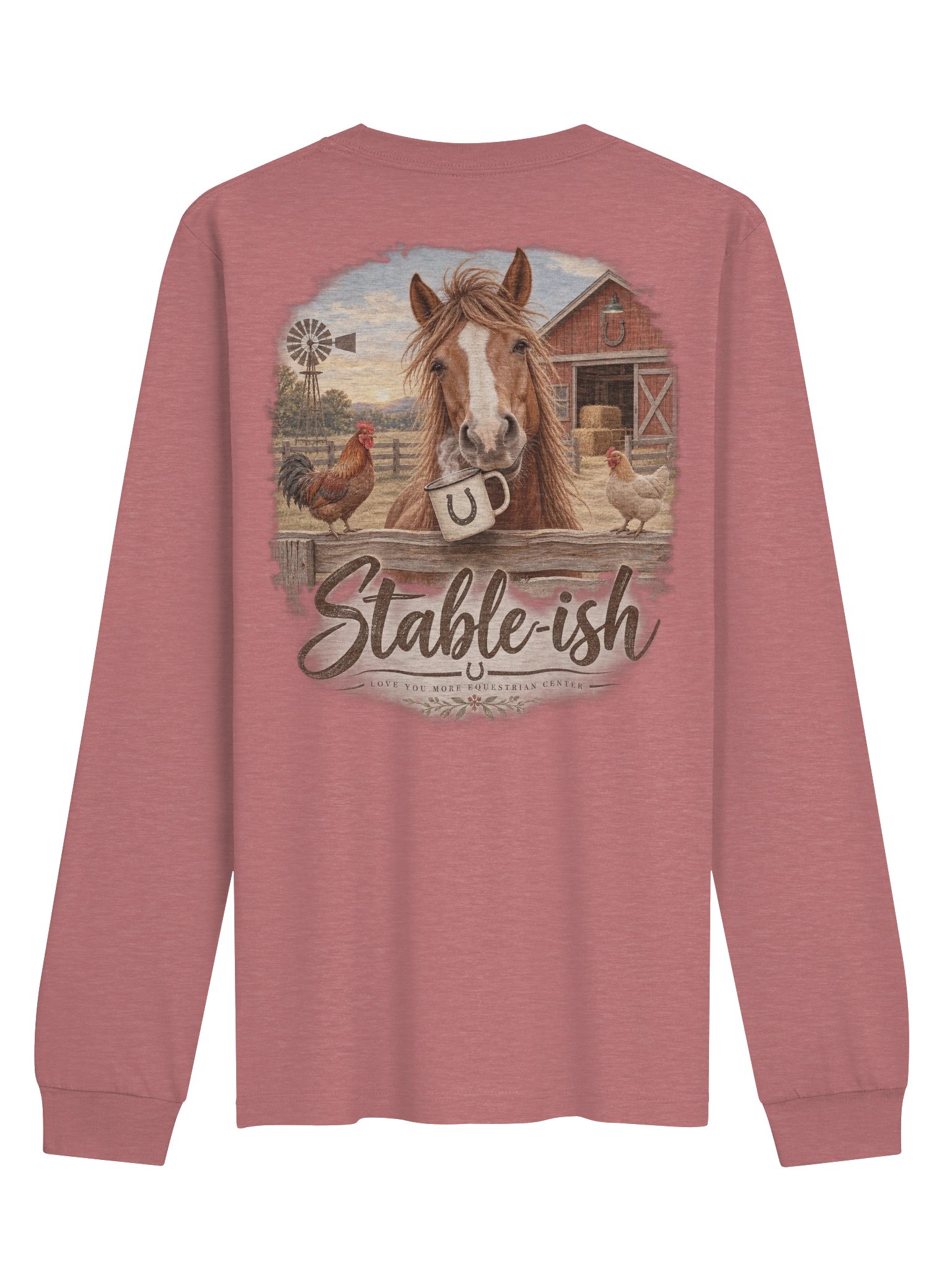 Stable-ish Women’s Barn Long Sleeve Tee product image (10)