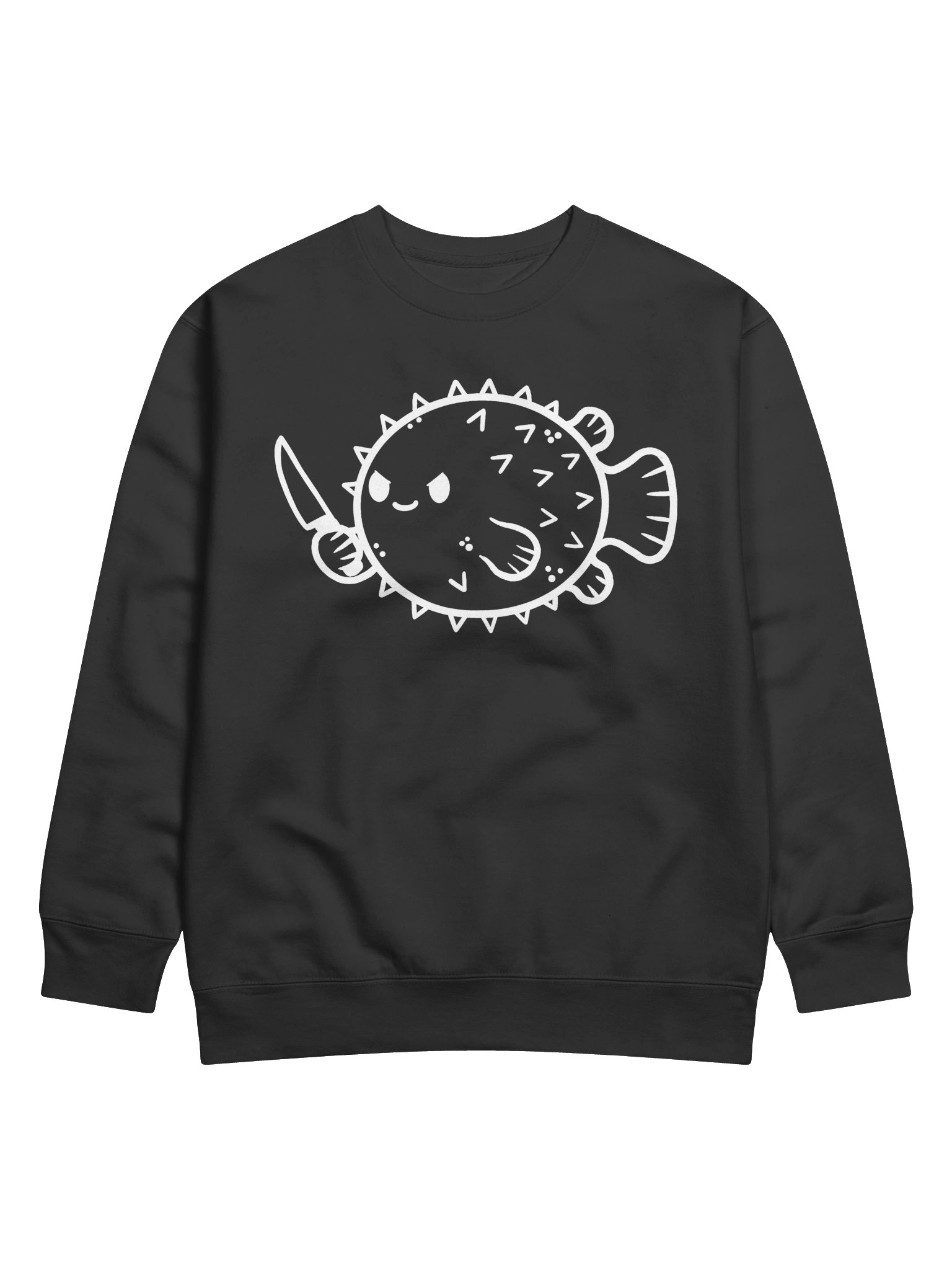Mischievous Pufferfish Sweatshirt product image (3)