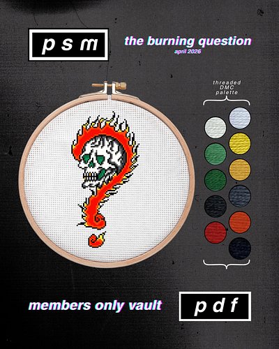 hi gamers, i've made some changes to memberships on my website! this is one of them, monthly pattern downloads for all paid m...