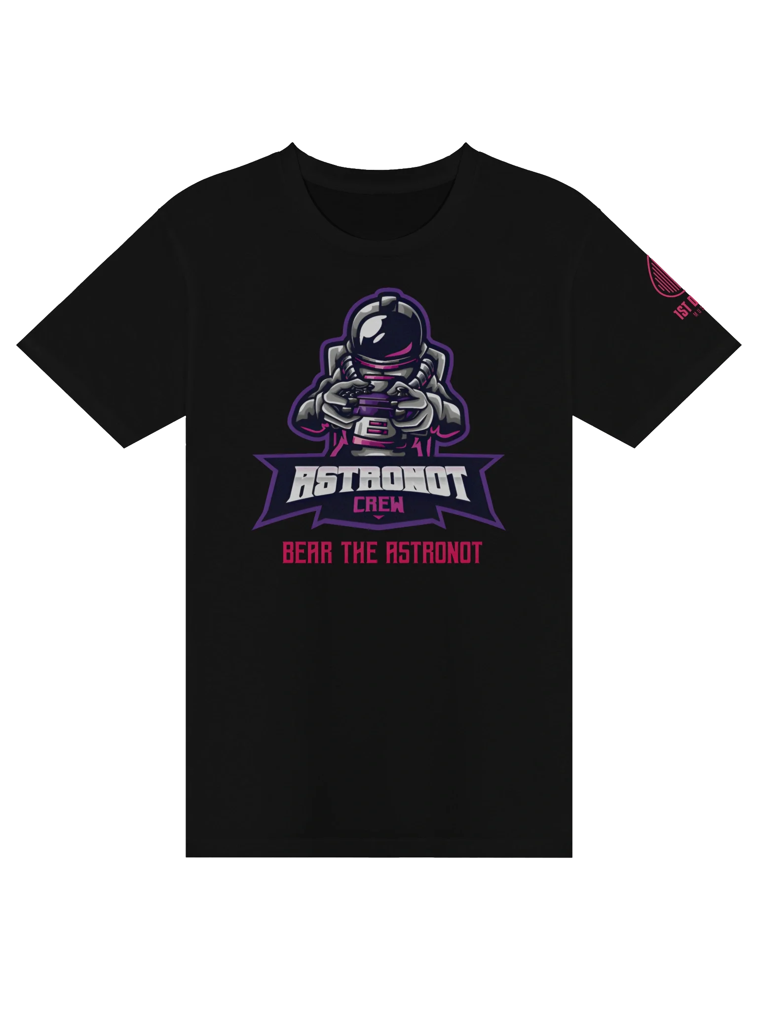 Bear the Astronot - Astronot Crew T-shirt — view 2