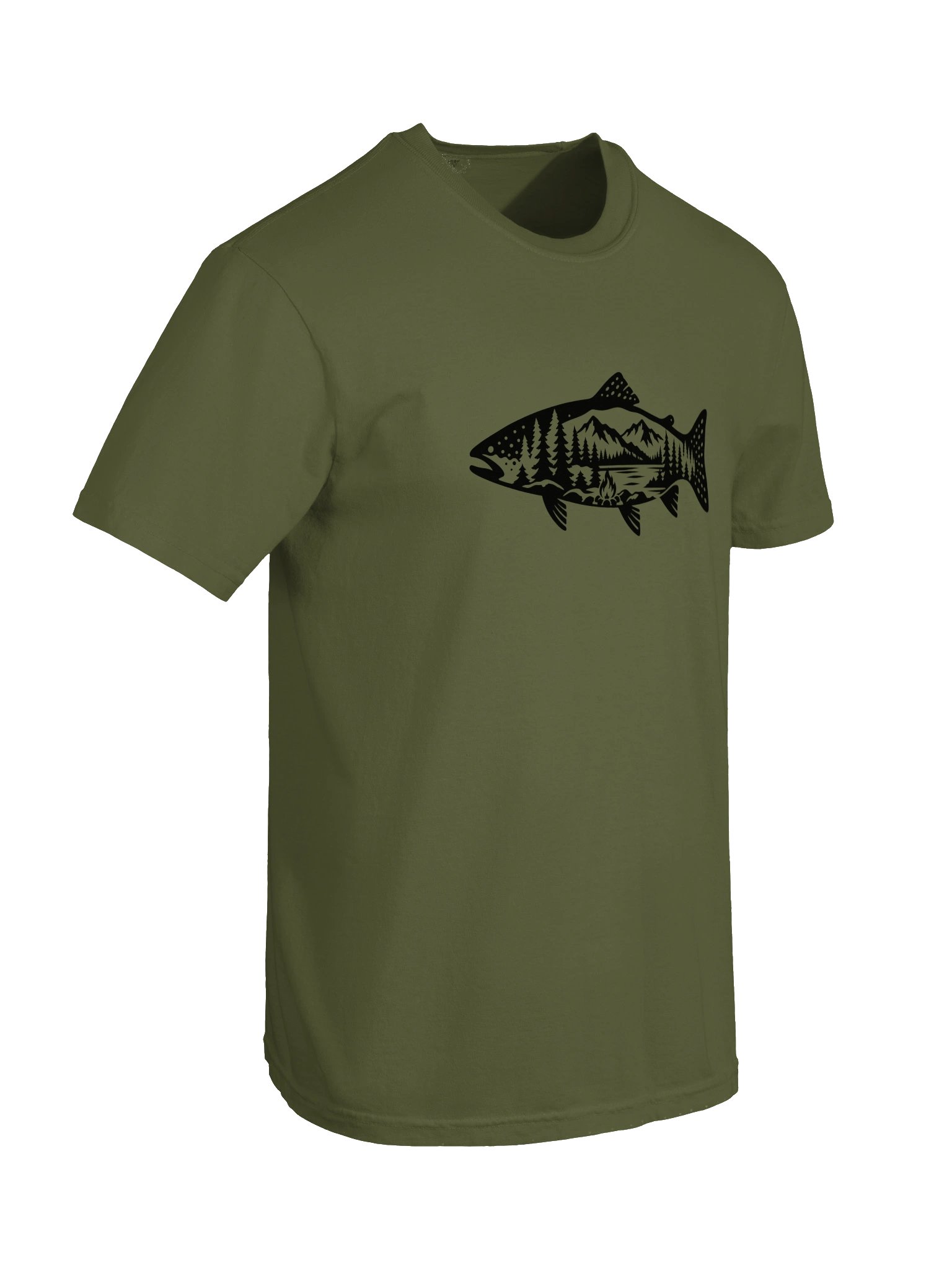 Trout Silhouette w/ Northwoods Wilderness product image (10)