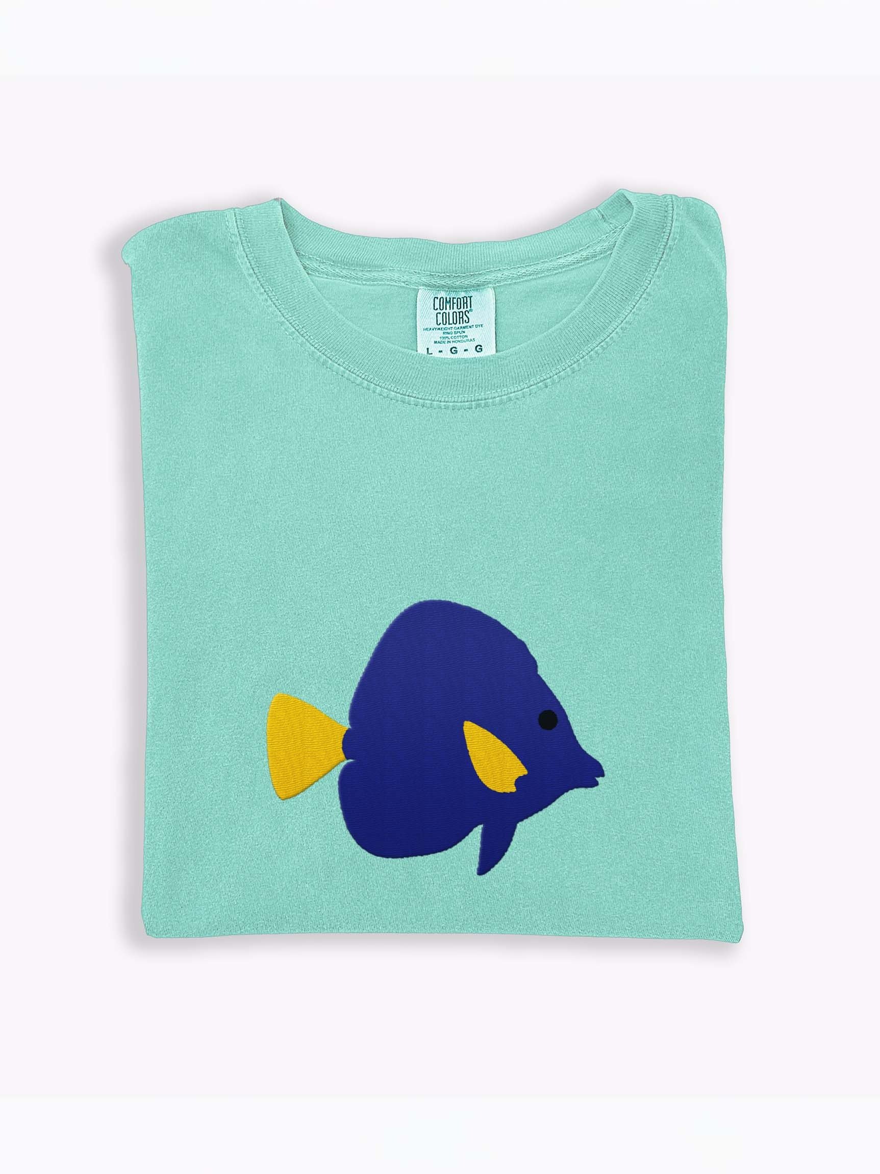 Purple Tang Premium T-Shirt (Embroidered) for Reef and Marine Aquarium Lovers product image (1)