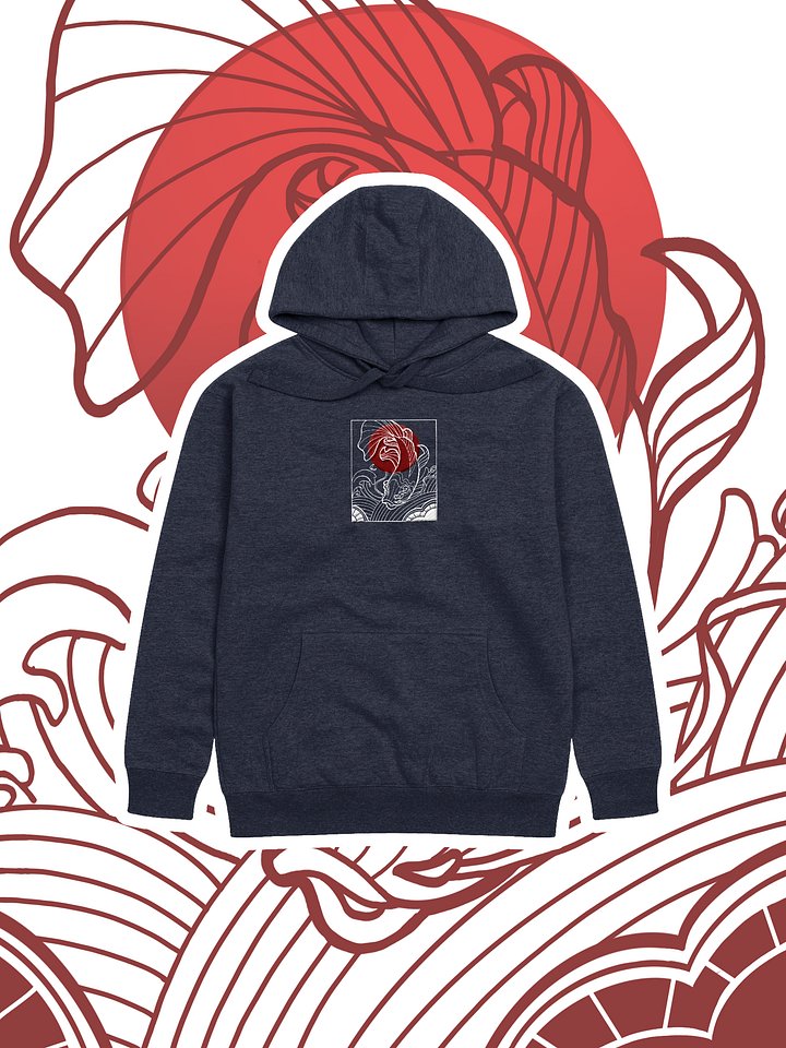 Carpe koï 鯉 Hoodie embroidered product image (1)