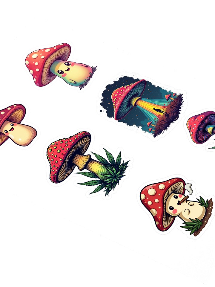 Magic Mushroom Sticker Pack product image (2)