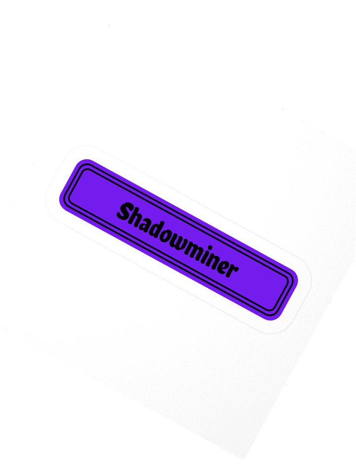 Shadowminer Sticker product image (5)