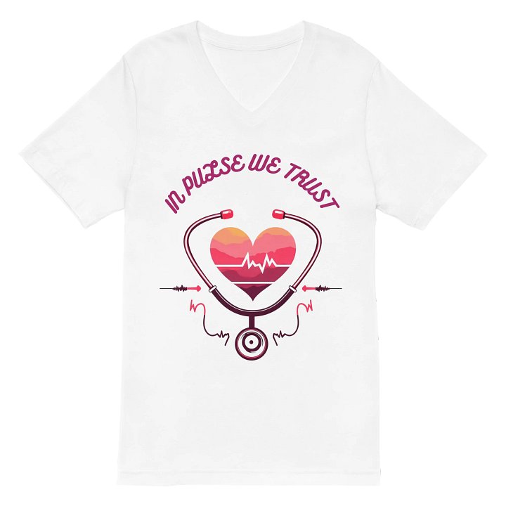 Heartbeat Trust V-Neck Tee product image (2)