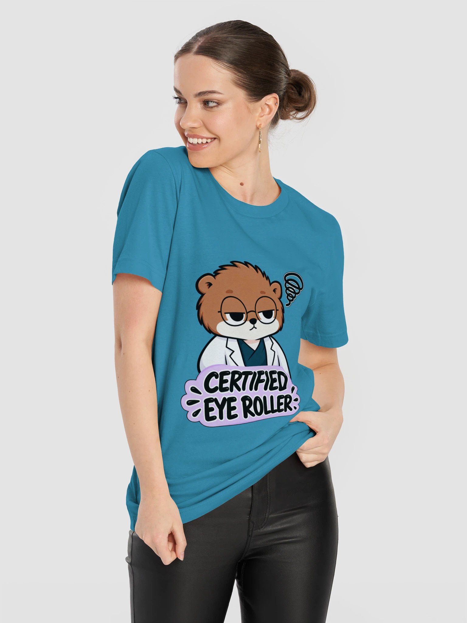 Sleepy Optometrist Certified Eye Roller T-Shirt product image (8)