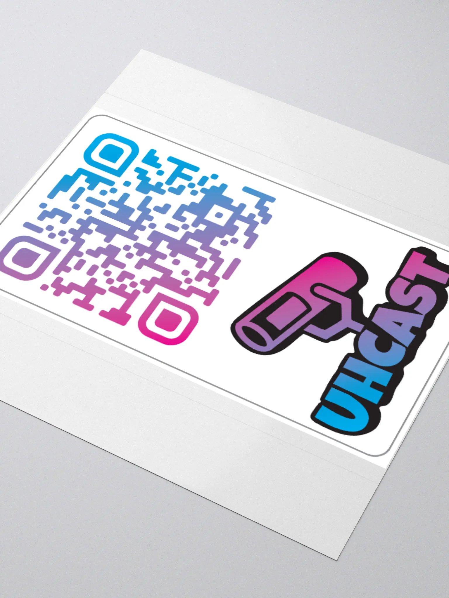 UhCast Promo QR Code Sticker! product image (3)