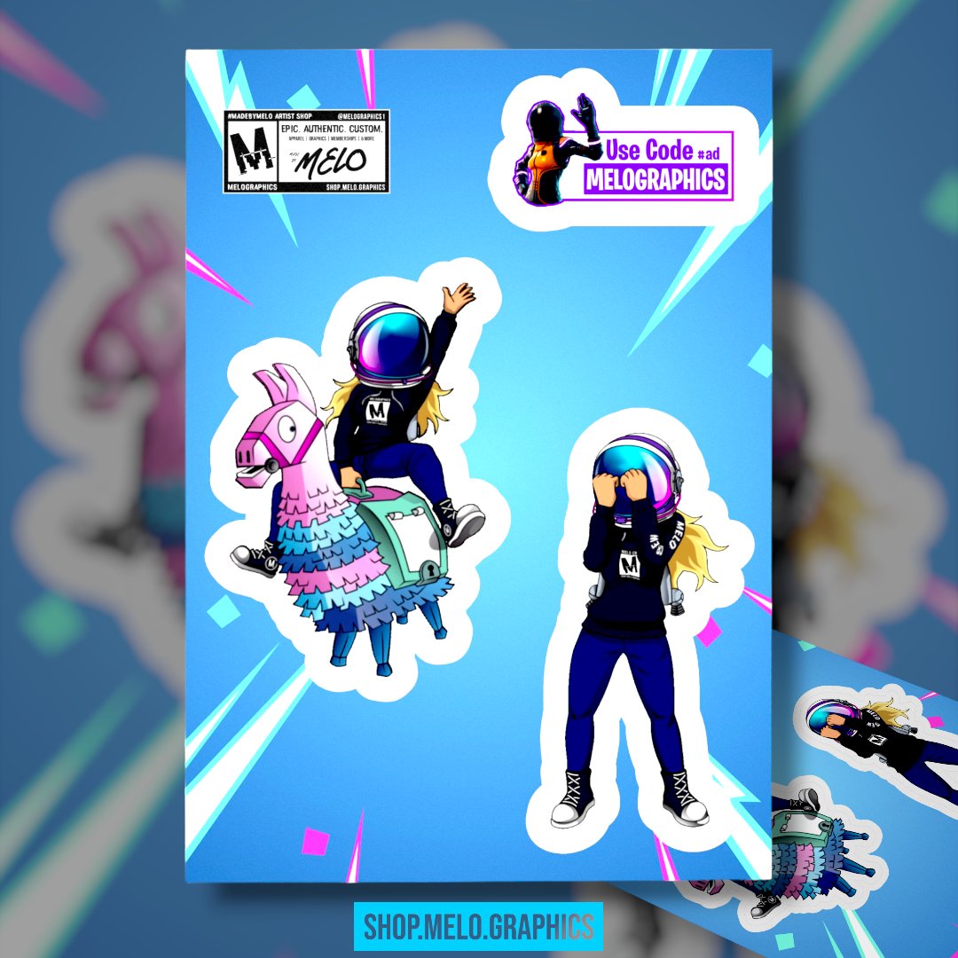 MELO Royale - Stickers (3pcs) | #MadeByMELO product image (1)