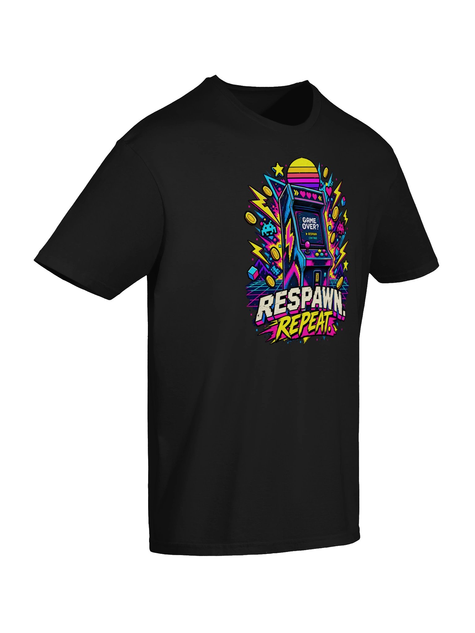 Respawn Repeat Retro Arcade Tee product image (6)