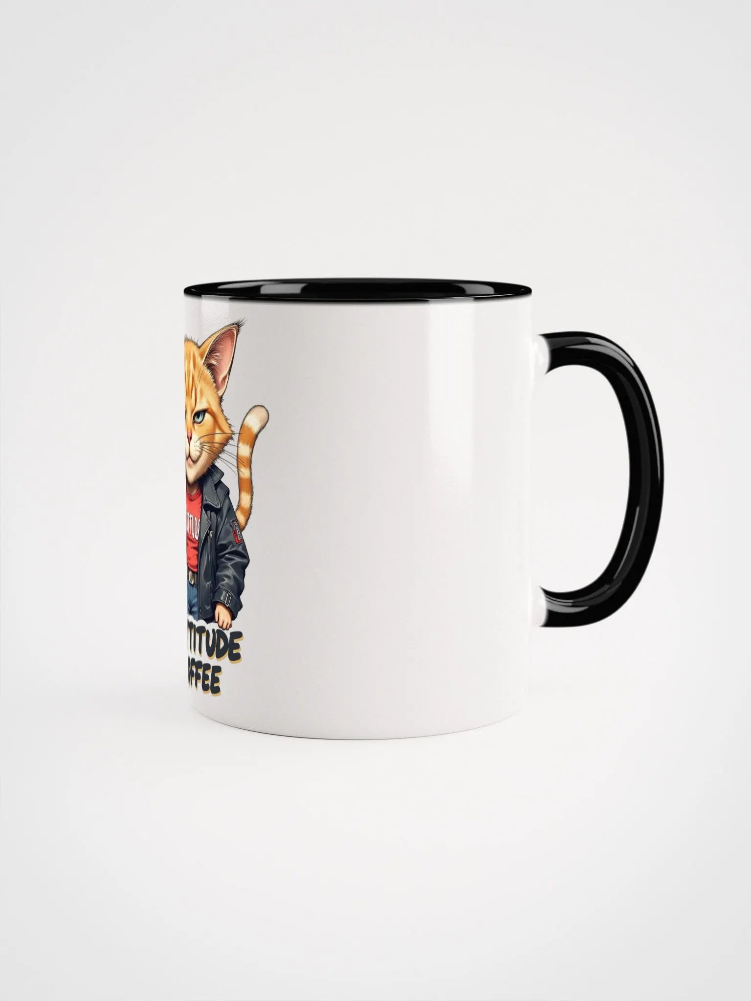 Cattitude and Coffee Ceramic Mug product image (7)