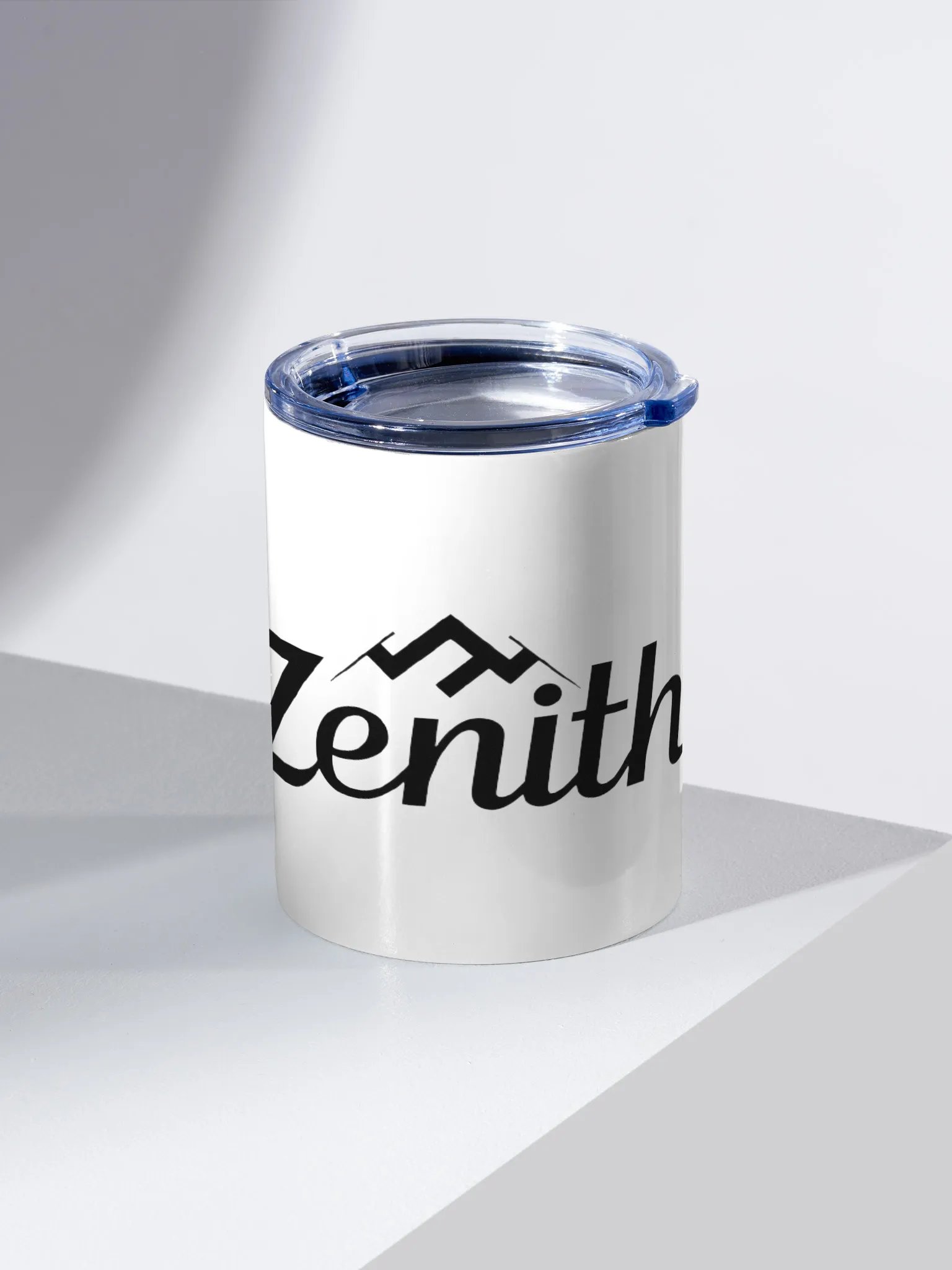 Zenith 10oz Insulated Stainless Steel Tumbler - White with Mountain Peak Design product image (2)