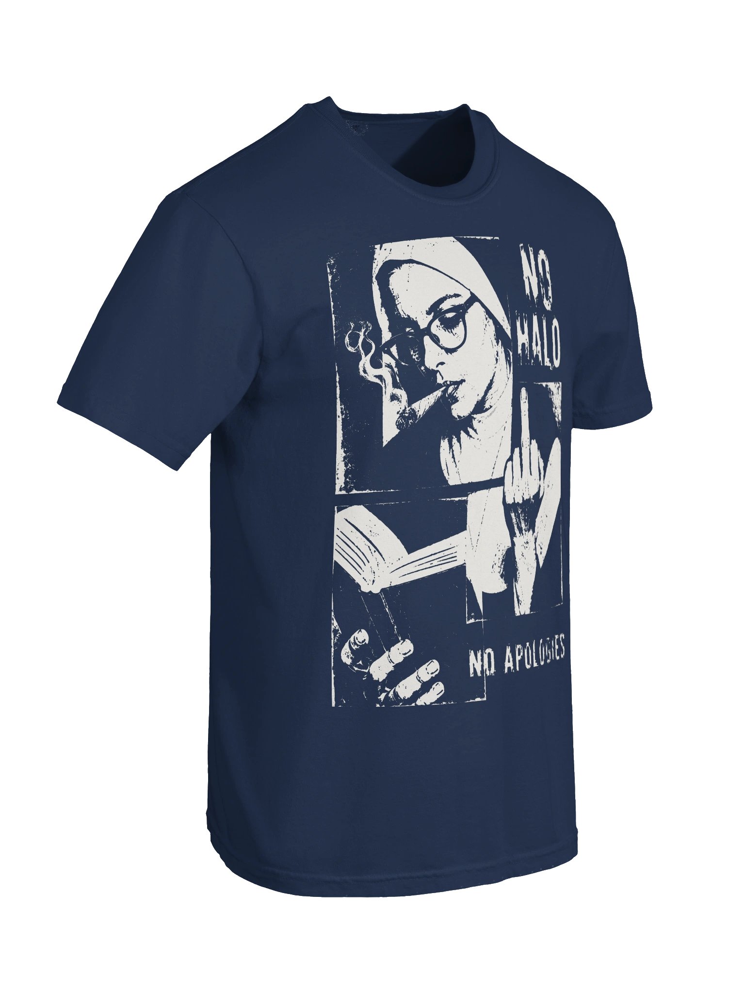 No Halo. No Apologies. // Nun // Heavyweight Vintage Graphic Tee product image (40)