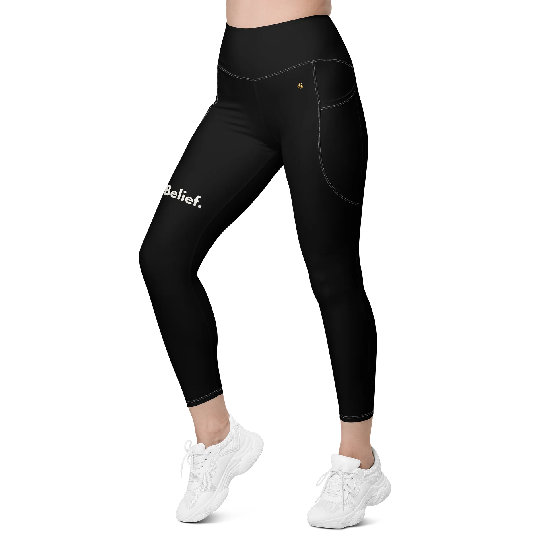 "Blief." Leggings with Pockets product image (4)