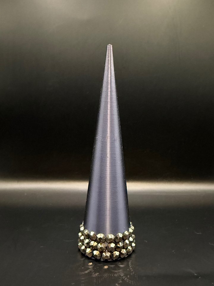 Silk Black 3D Printed Ring Cones product image (1)
